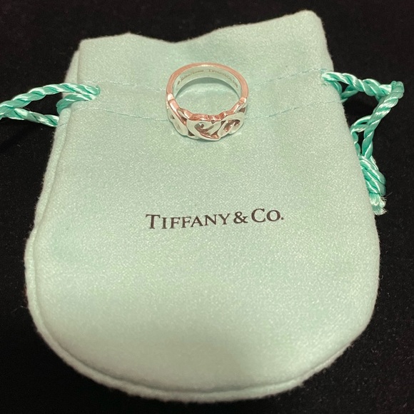 Tiffany & Co Paloma Picasso Triple Loving Heart Ring Size 5.5 - Picture 13 of 13